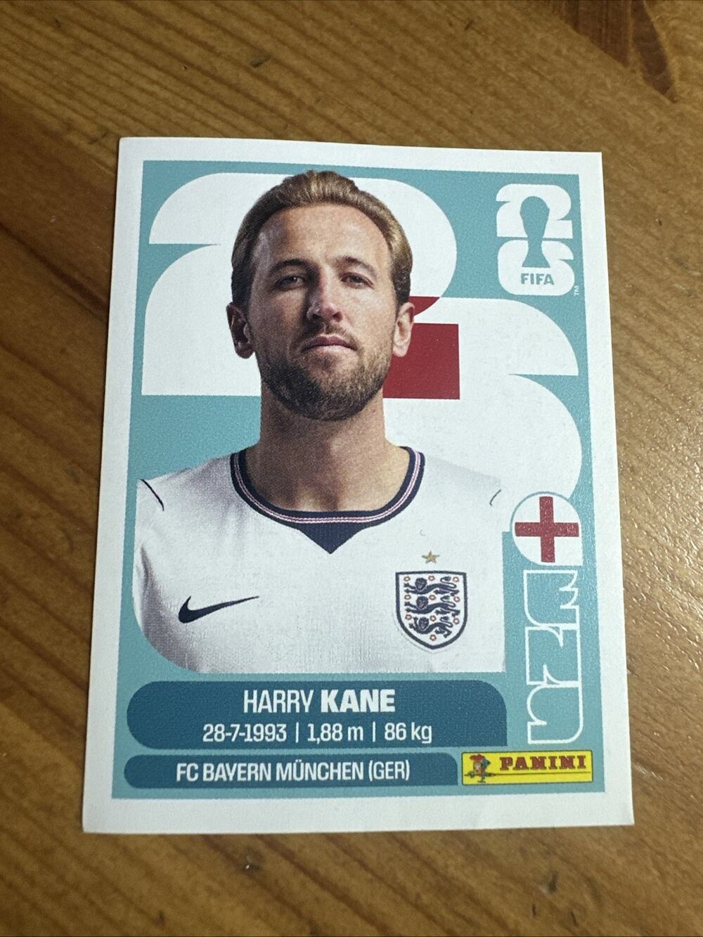 Panini FIFA World Cup 2026 Sticker ENG 18 Harry Kane England Portrait